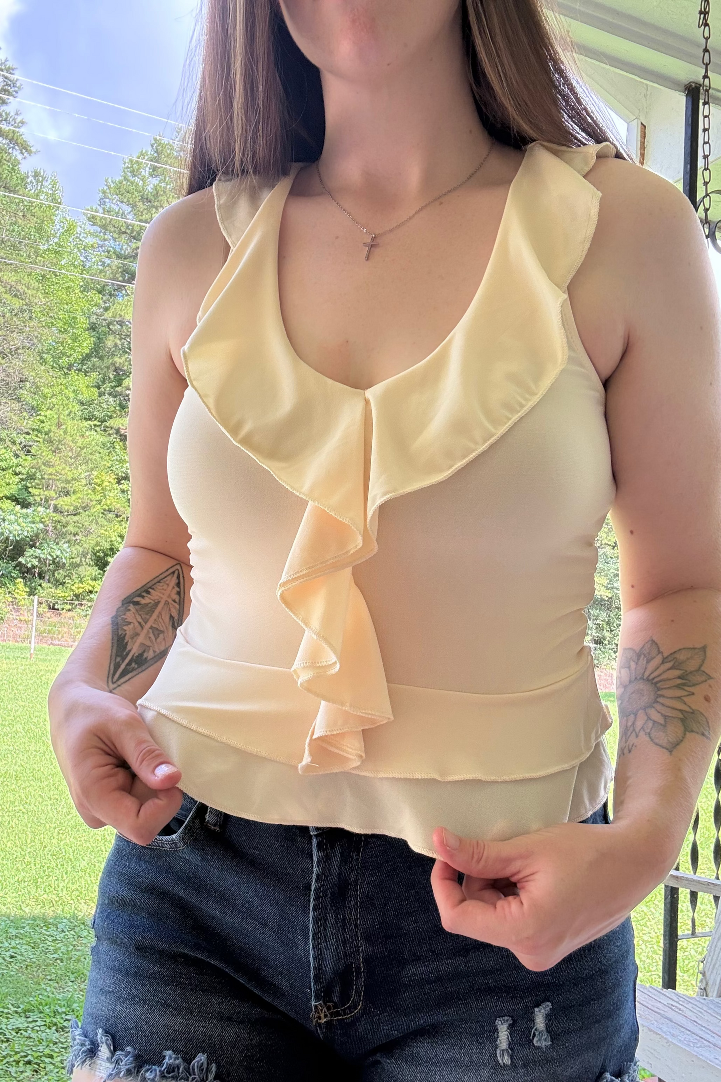 Polly Peplum Top
