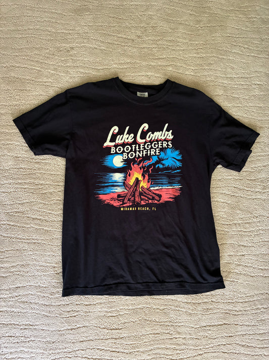 Luke Combs Bootleggers Bonfire Concert Tee Shirt Comfort Colors