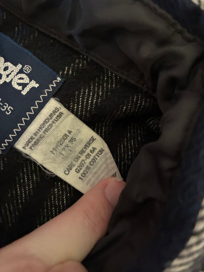 Wrangler Thick Blue/Black/Gray Pearl Snap