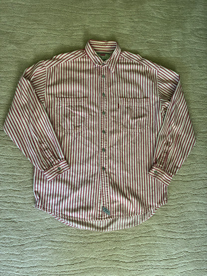 Vintage Levi's Red Pin Stripe Cotton Button Up