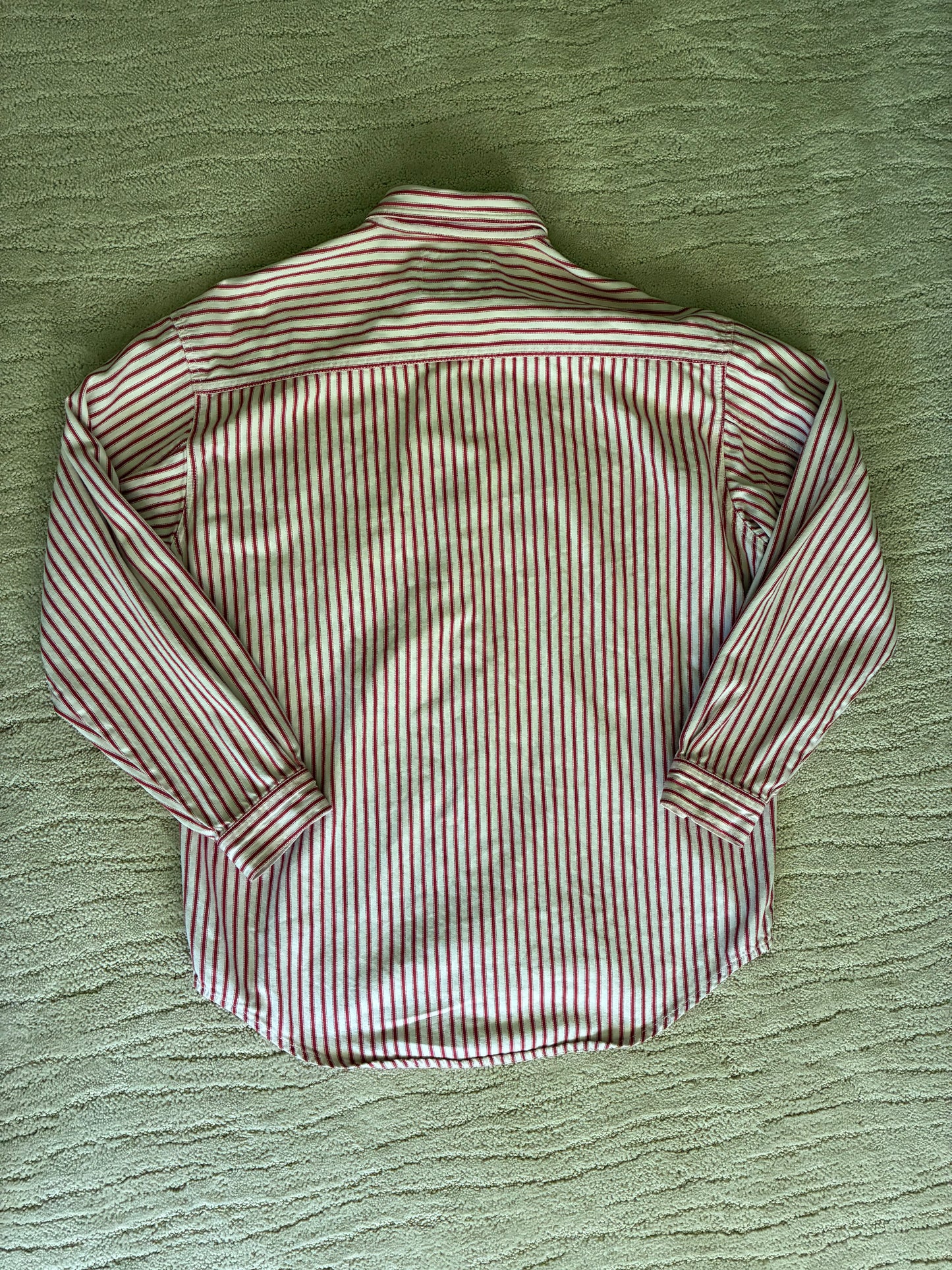 Vintage Levi's Red Pin Stripe Cotton Button Up