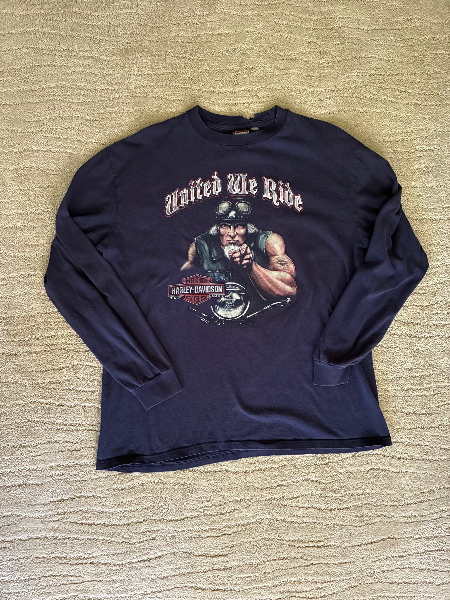 Harley Davidson "United We Ride" Long Sleeve T-Shirt