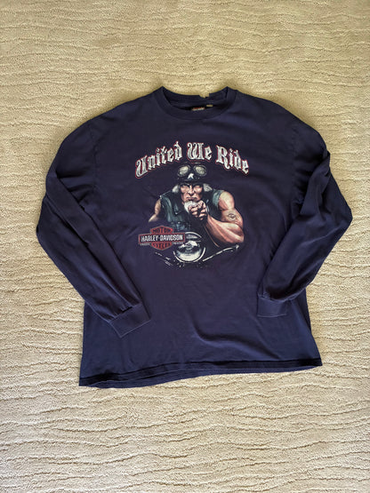 Harley Davidson "United We Ride" Long Sleeve T-Shirt