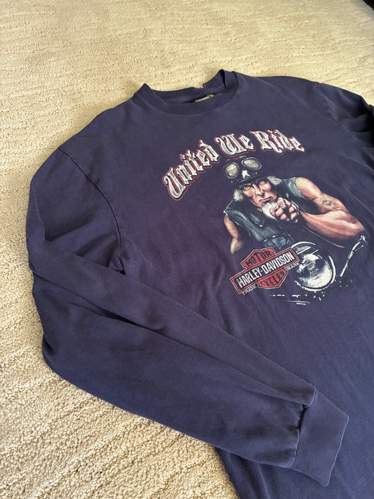 Harley Davidson "United We Ride" Long Sleeve T-Shirt