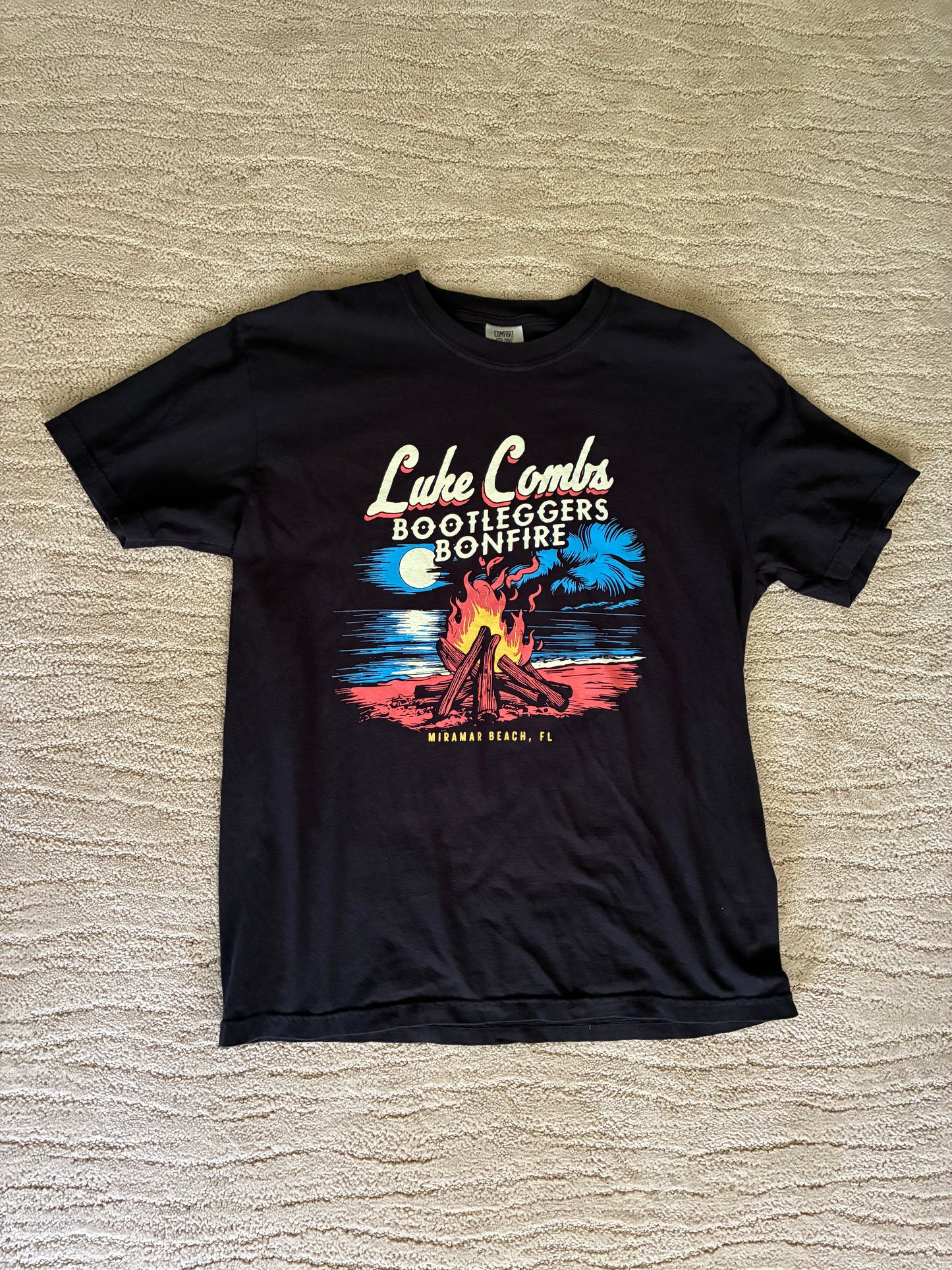 Luke Combs Bootleggers Bonfire Concert Tee Shirt Comfort Colors