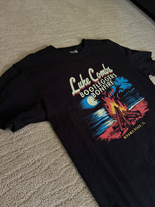 Luke Combs Bootleggers Bonfire Concert Tee Shirt Comfort Colors