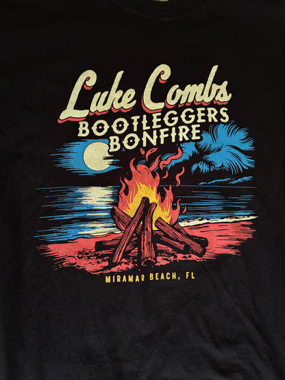 Luke Combs Bootleggers Bonfire Concert Tee Shirt Comfort Colors