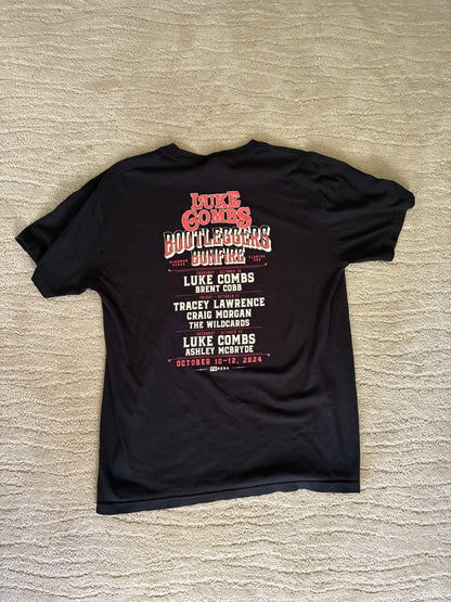 Luke Combs Bootleggers Bonfire Concert Tee Shirt Comfort Colors