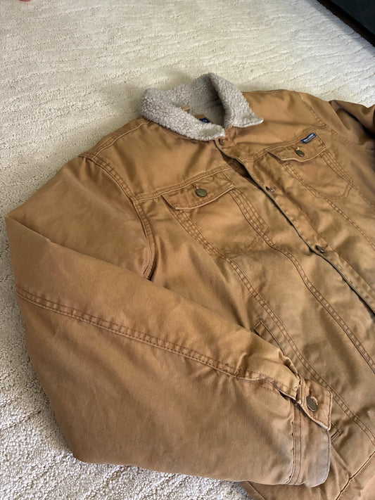 Vintage Bass Creek Canvas + Sherpa Chore Jacket