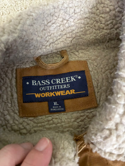 Vintage Bass Creek Canvas + Sherpa Chore Jacket