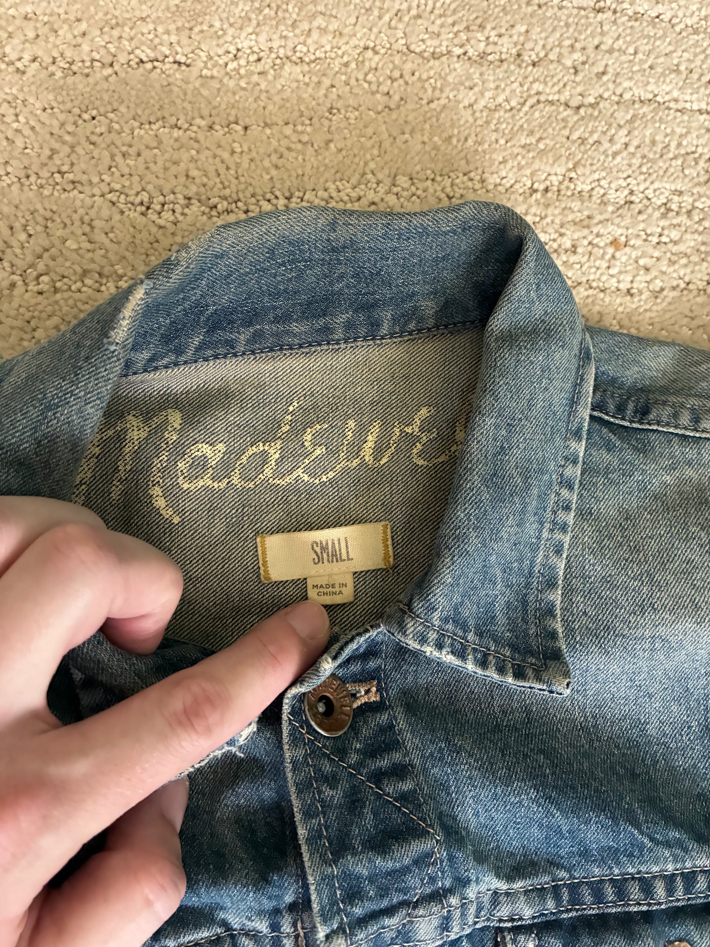 Madewell Denim Vintage Wash Jacket